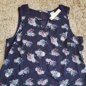 41 HAWTHORNE Floral Tank Top
